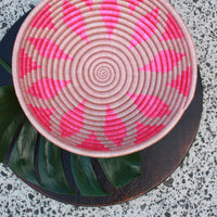 Plateau Basket-Pink Floral